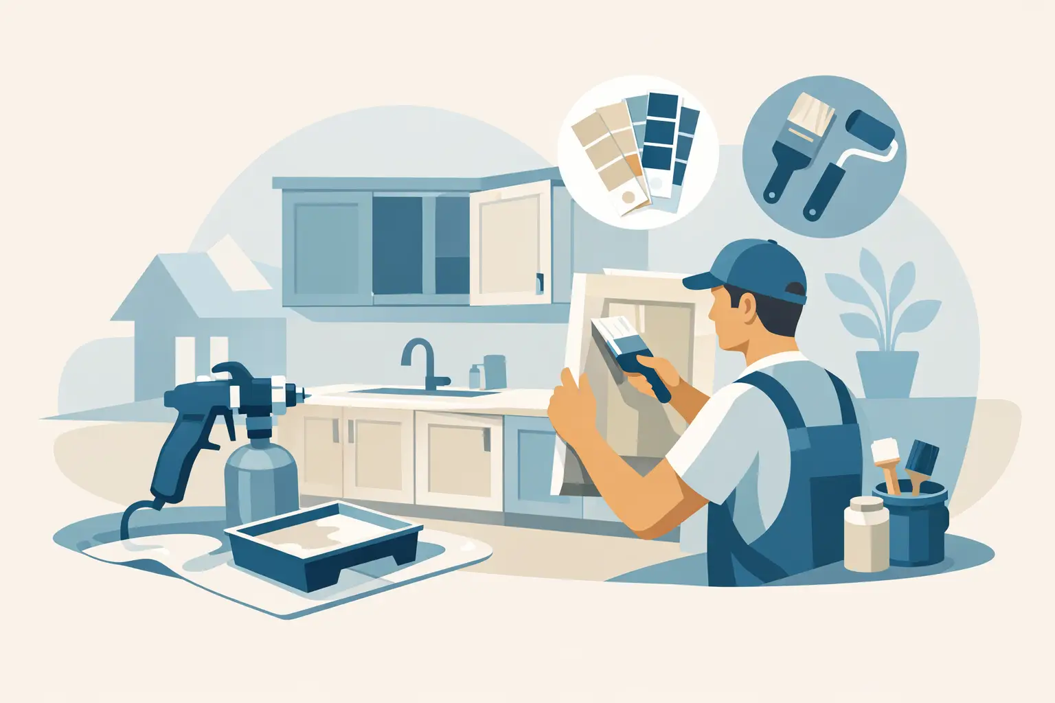 Cabinet Painting Contractors: What to Expect