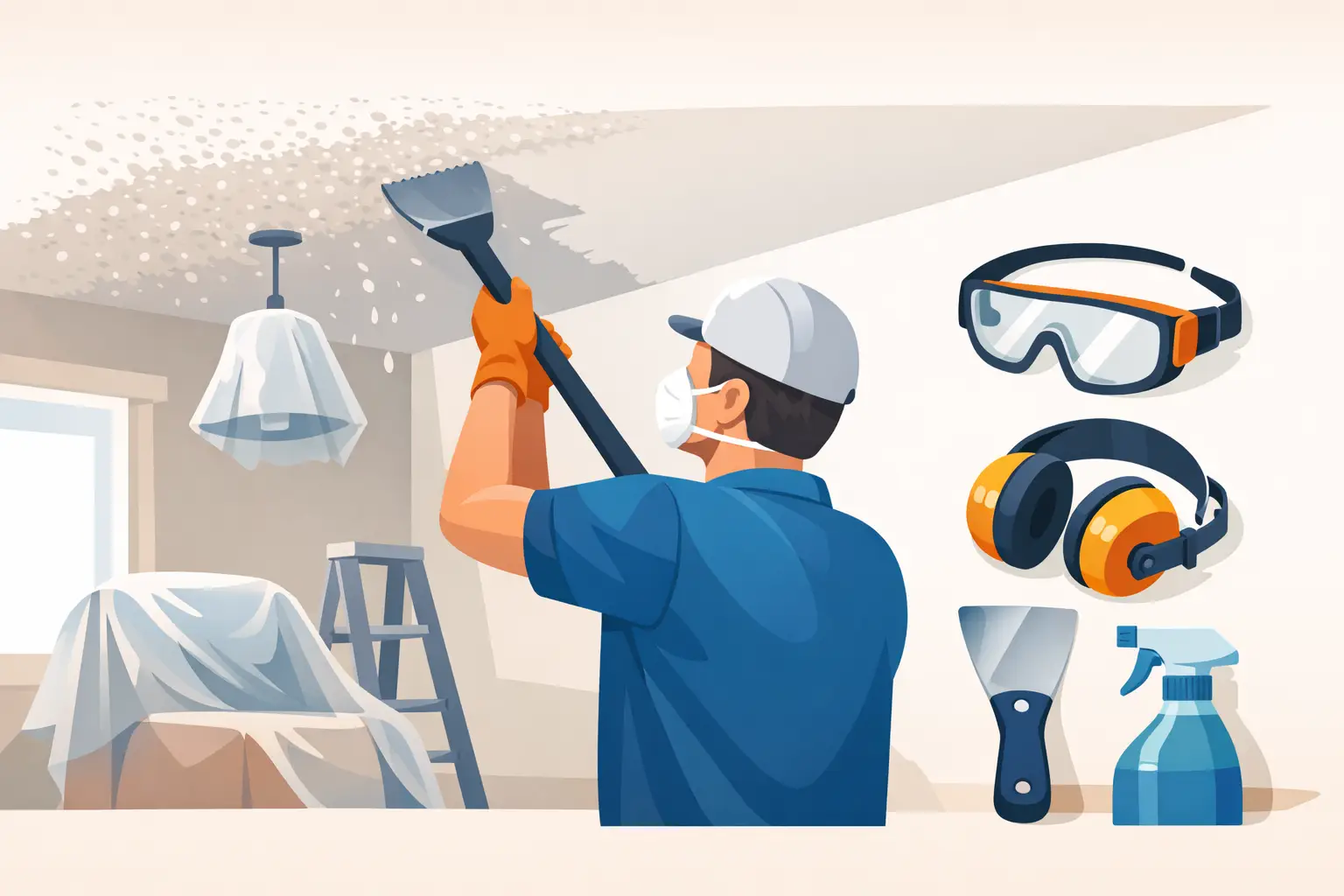 How to Remove Popcorn Ceilings Safely