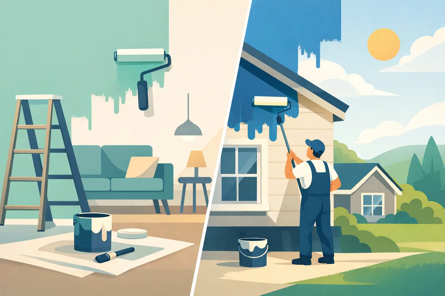 Interior Versus Exterior Paint Explained