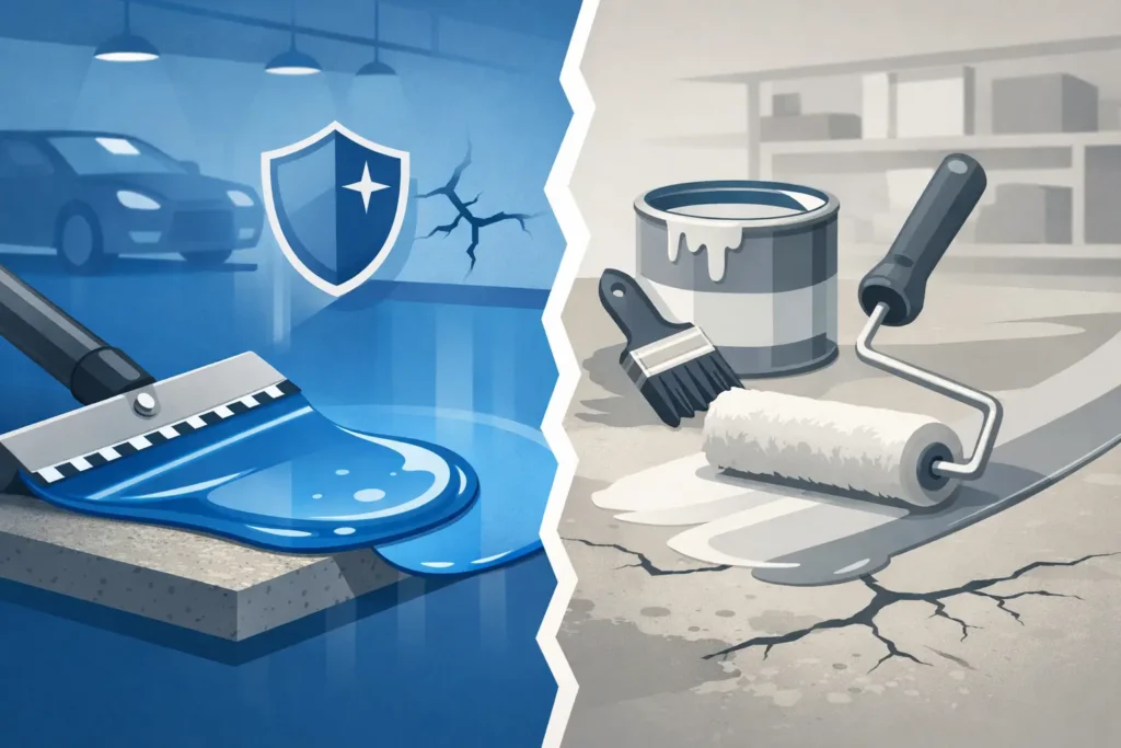Epoxy Floor Coating Versus Paint: What Lasts?