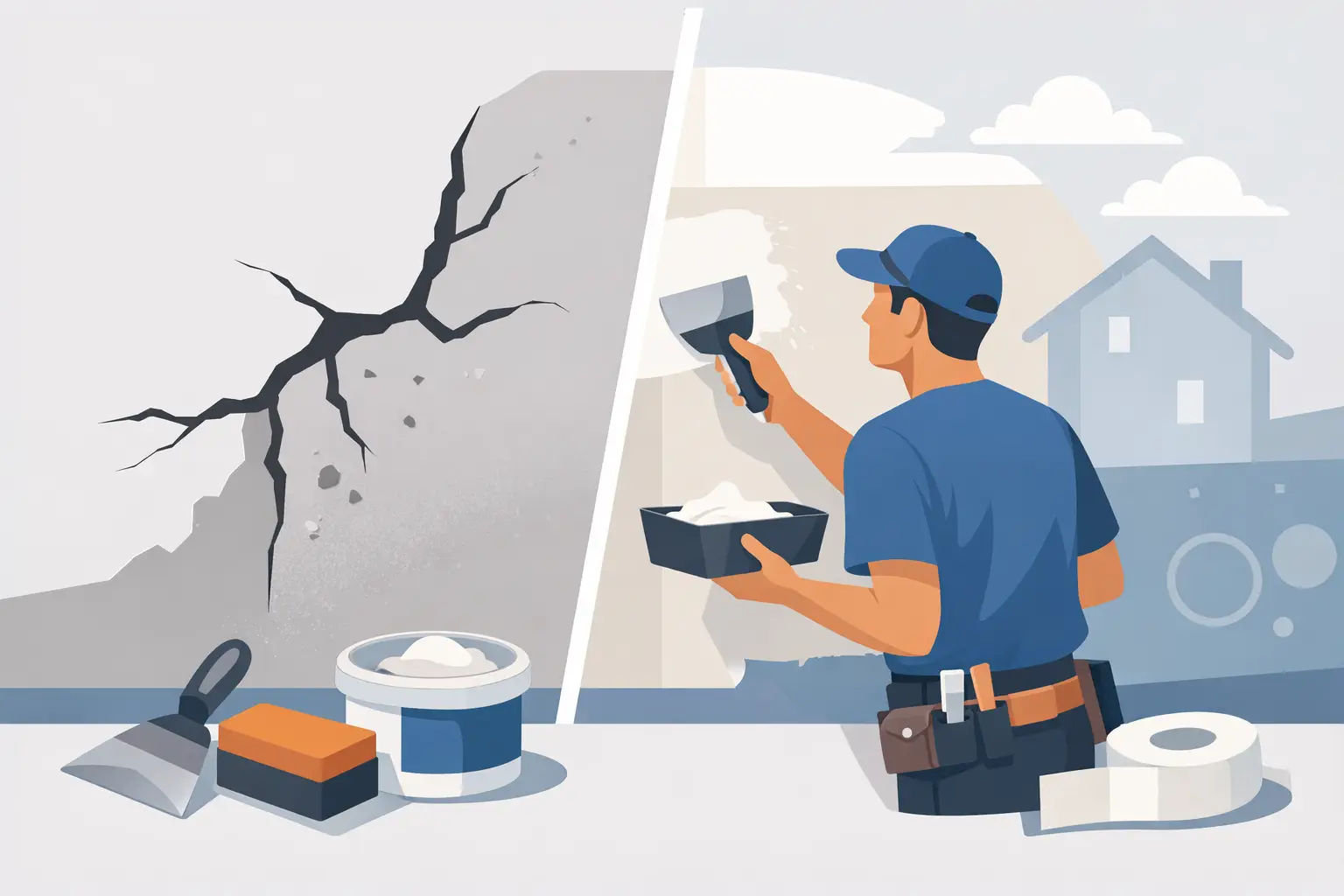 Drywall Repair Process That Prevents Cracks