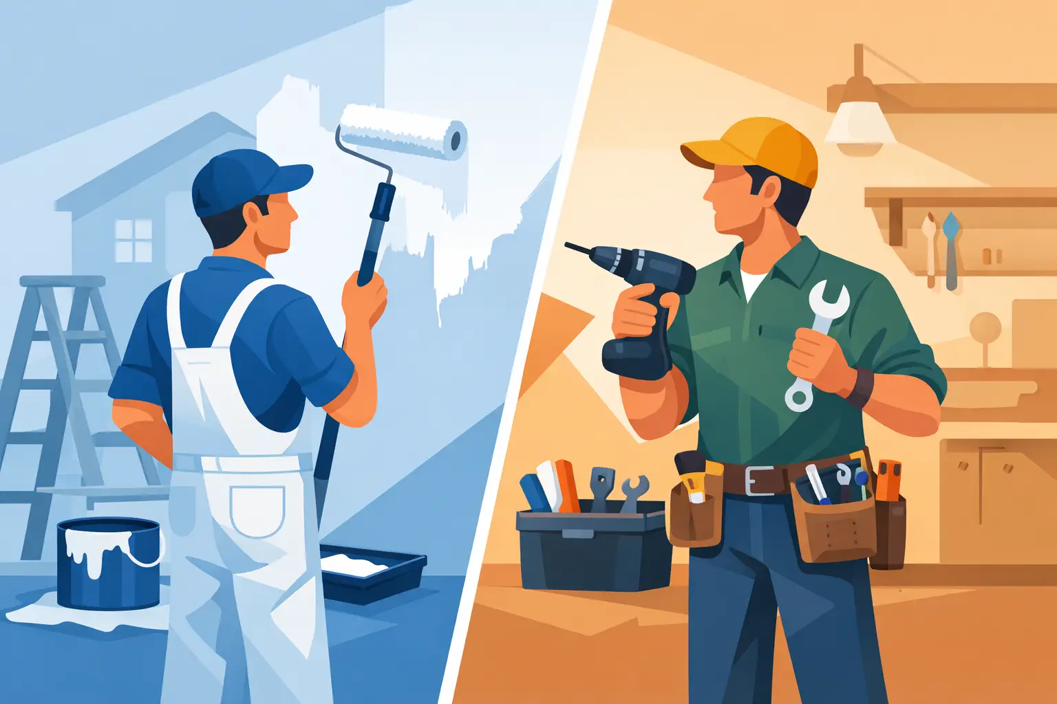 Painting Company Versus Handyman: Which Fits?