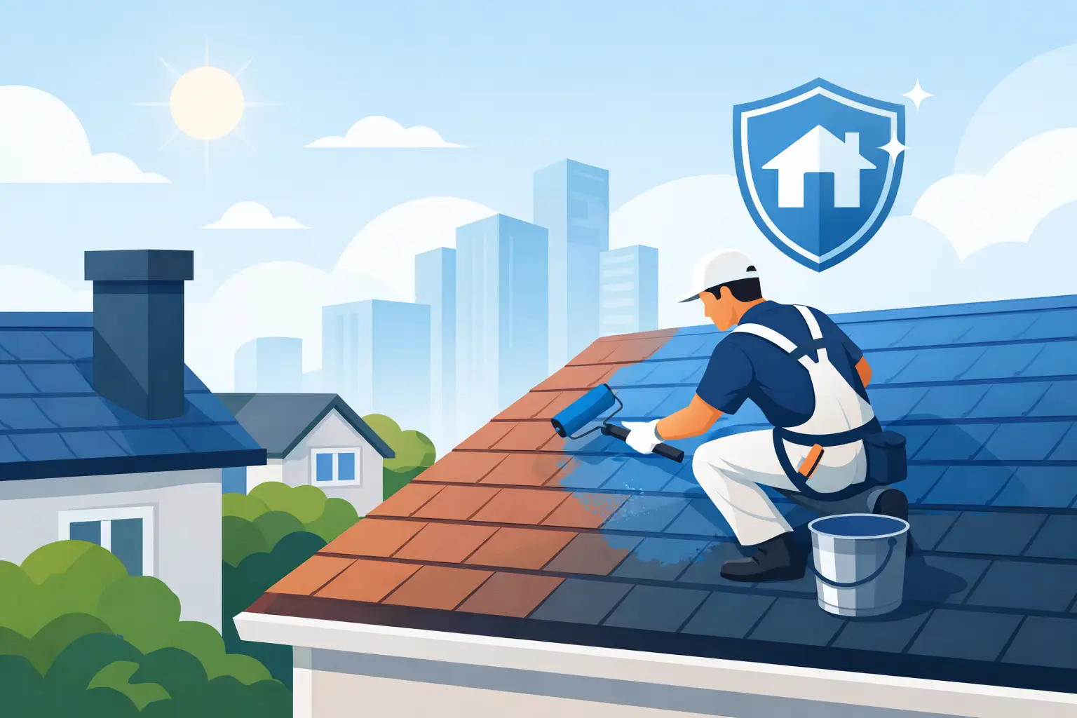 Roof Painting Services That Protect Your Property