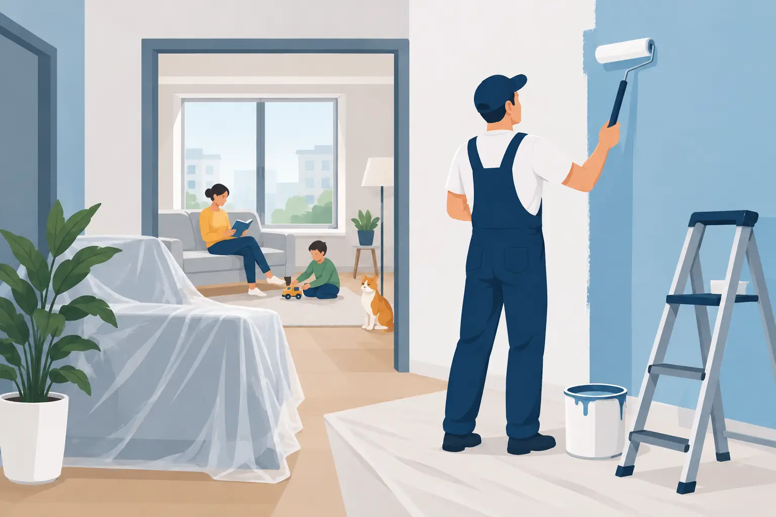 A Practical Guide to Painting Occupied Buildings