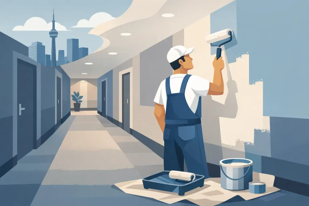 Toronto Condo Hallway Repainting That Lasts