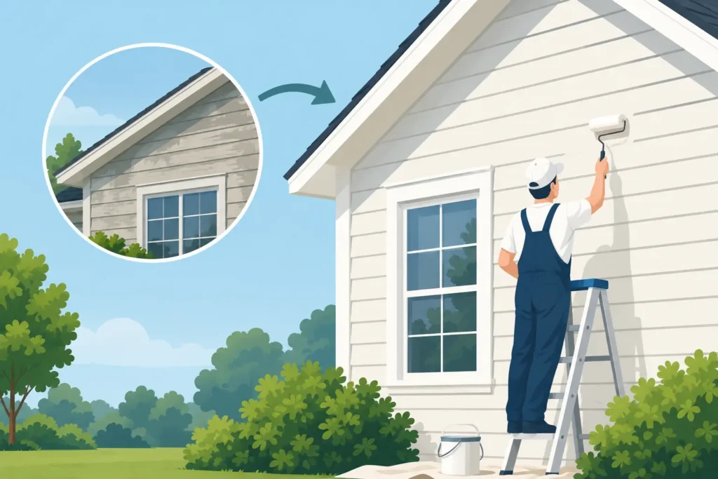 When Should Exterior Walls Be Repainted?