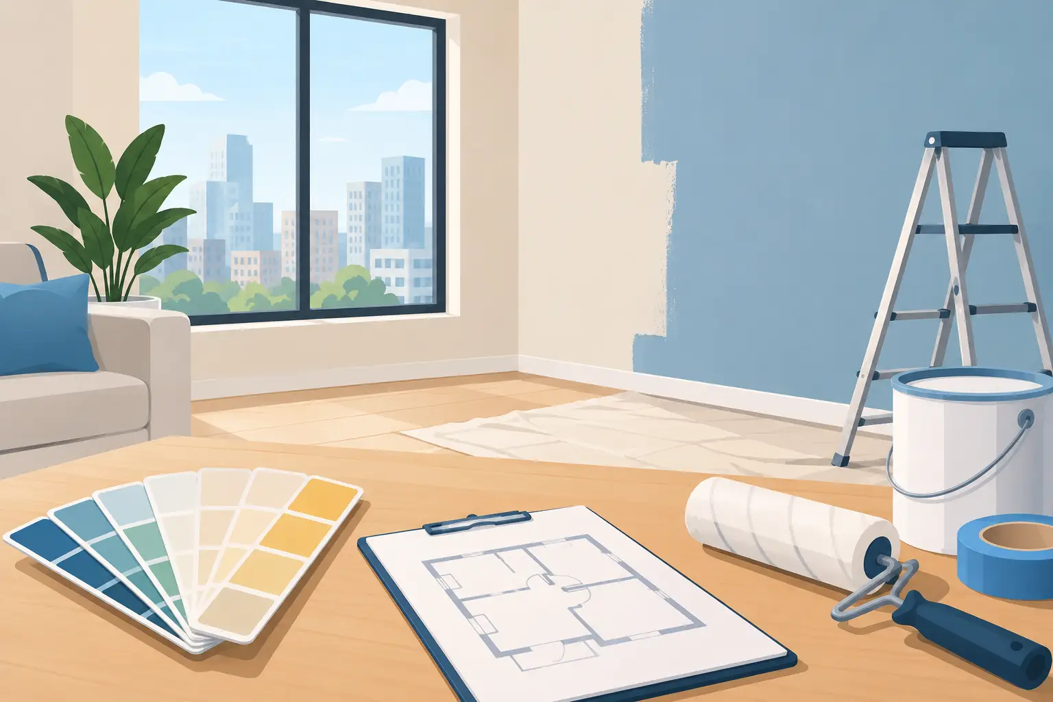 Apartment Repainting Planning Guide for a Clean Job