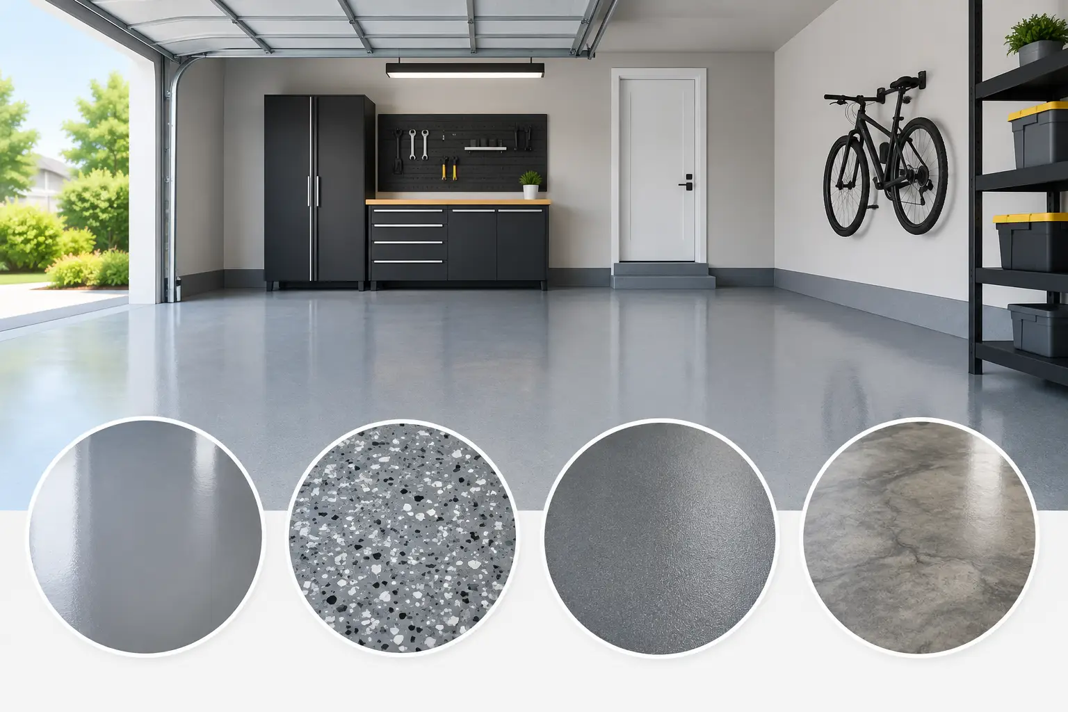 Garage Floor Coating Options That Hold Up